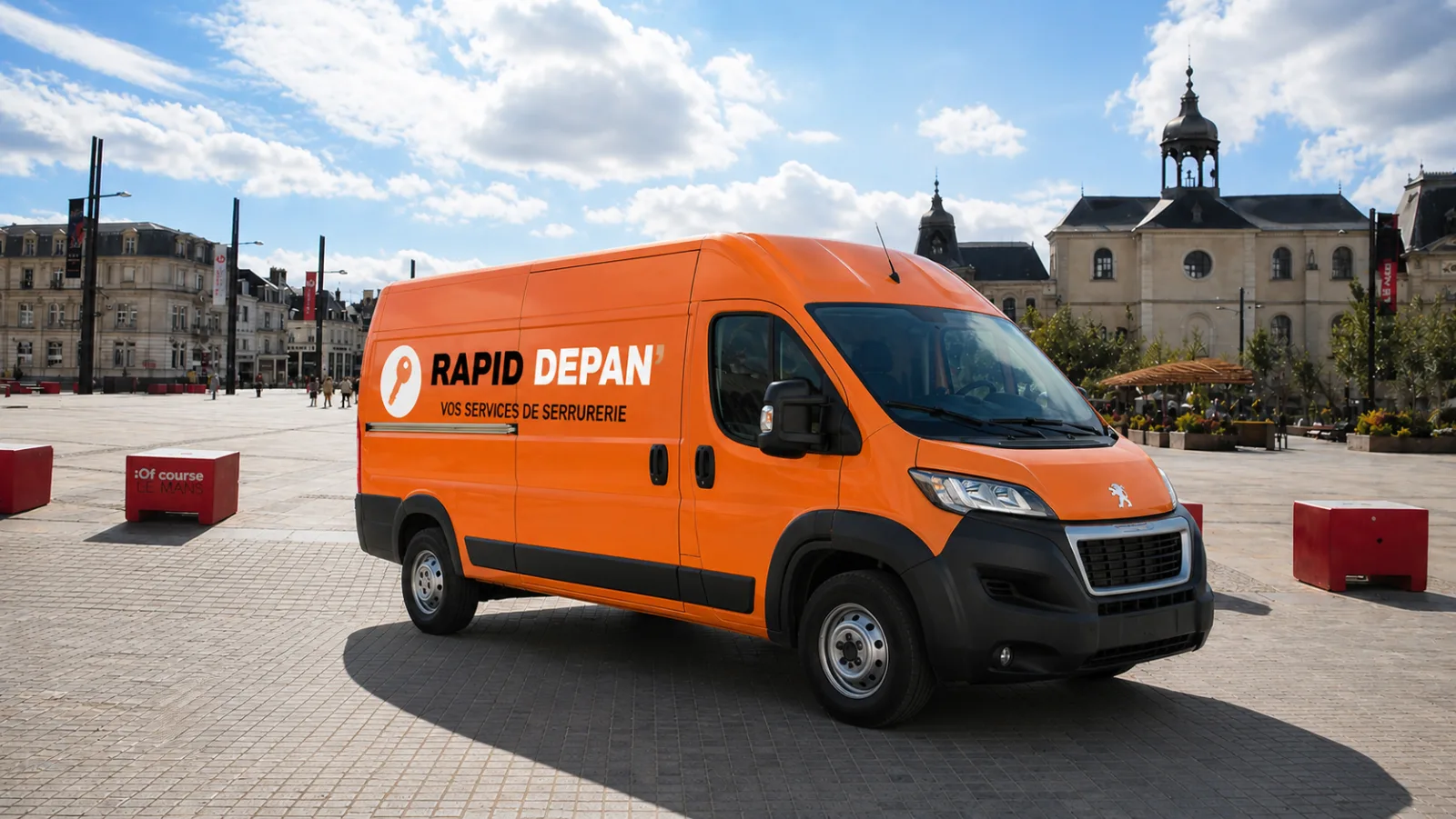 Fourgon Rapid Depan' au Mans